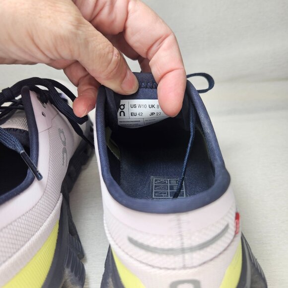 On Cloud X 3 Orchid/Iron Size 10W Worn Maybe One Time - Picture 8 of 8